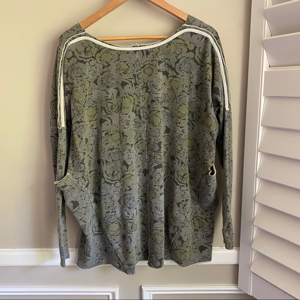 Seneca Rising Pullover Lounge Rose Pattern Sz 0 - Picture 3 of 4